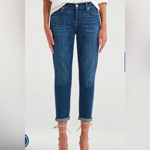 7 For All Mankind Josefina Skinny Boyfriend Jeans